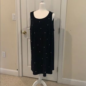 Pearled Little Black Dress